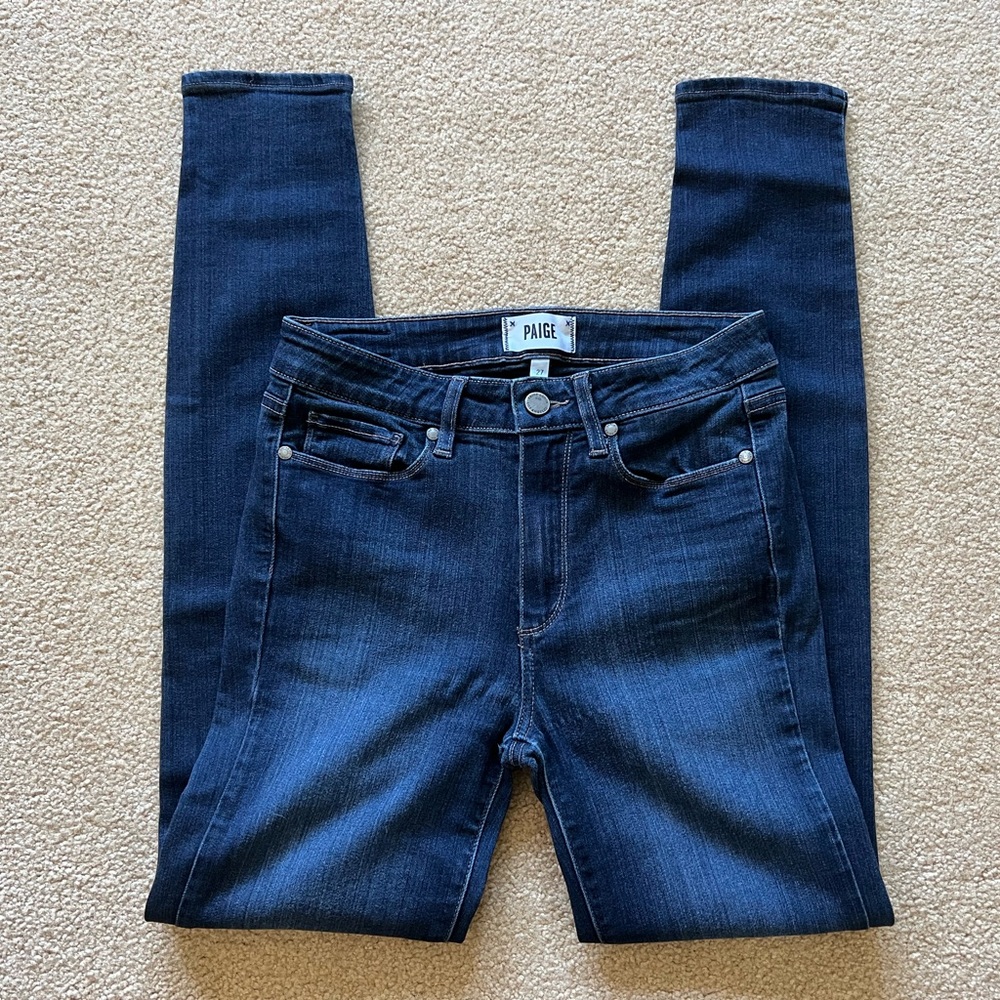 Paige Hoxton Ultra Skinny, High Rise Jeans. Size 27.